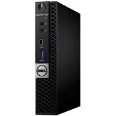 Dell OptiPlex 7050m, i5-7500T processor, 8GB RAM, 256GB SSD, mini-tower (mSFF), Windows 10 Pro, gebruikt