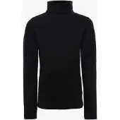 Mountain Peak kinder skipully met rollneck zwart maat 134/140