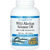 Natural Factors - Wilde Alaska Zalmolie 1000 mg, 180 softgels