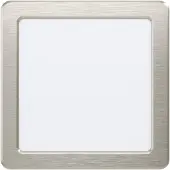Eglo Fueva 5, inbouwspot, LED, 3000 K, 1350 lm, 220-240 V, satijnstalen afwerking, wit