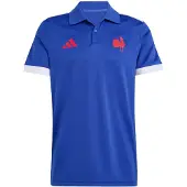 Adidas Shirt 'France rugby Home supporters replica' blauw / rood