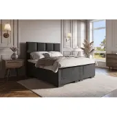 Beddenleeuw Boxspring Senna 140x220 | Twijfelaar | Bed 140x220 |