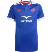 Adidas Functioneel shirt 'France rugby Home youth replica' blauw / rood / wit