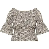MO Blouse geel / zwart / wit