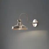 Opviq Wandlamp Berceste, dimbaar, brons / oud-messing, Woon-/ Eetkamer, metaal, wandlamp