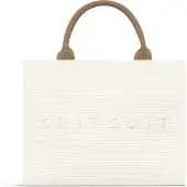 Suitsuit Reistas - Weekendtas dames - Reistas handbagage 21x26x13 cm - Sporttas dames - Fusion Reistas handbagage White Swan - Wit