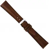 Morellato Elegant Leren Horlogeband 22mm Donkerbruin