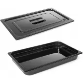 Hendi GN Container 1/1-65mm Polycarbonaat Zwart -