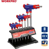 Workpro WP200542 Inbussleutelset T-model CR-V 8-delig