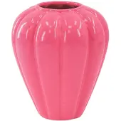 Housevitamin Swirl Vaas – Keramiek – Fluor Roze – 21,5 cm – Speels Design