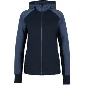 Stoic - Women's MerinoFleece260 FlenSt. Zip Hoody - Merinohoodie S, blauw