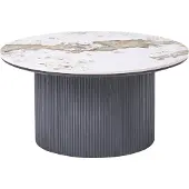 Beliani DORA - Salontafel - Zwart/Wit - Keramiek