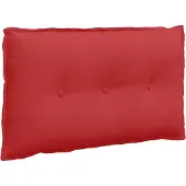 vidaXL Rugkussen Rood 200 x 19 x 50 cm Stof