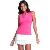 Lucky in Love Chi Chi Tank Sleeveless T-shirt Roze M Vrouw