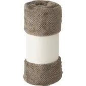 J-Line Plaid Snuggle Taupe 130 X 170 Cm