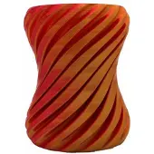 Intratuin Vaas 3D Salzburg Oranje D 16,5 H 20 Cm