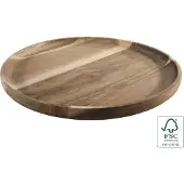 Intratuin Serveerplank Duo Bruin Acacia D 35 H 2 Cm