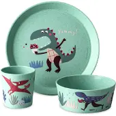 Koziol Connect kinderservies 3-delig Dinosaurus