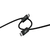ISY Iuc-1030 Usb-c - Thunderbolt 4 Kabel 0.8 M Zwart