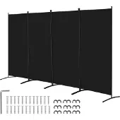 Vevor Room Divider 4 Panelen Scherm 3464 x 1840 x 520 mm
