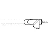 Velleman soldeerstift - 45° premium beitelvorm - 5 mm (Reserveonderdeel), Soldeer accessoires