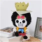 Sakami Merchandise One Piece Brook Plush 25 Cm Beige Kinderen