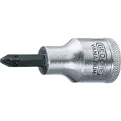 Gedore IKS 19 PZD 2 6156680 Kruiskop Pozidriv Schroevendraaierdop PZ 2 1/2 (12.5 mm)