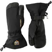 Hestra Army Leather GTX - 3 Vinger Handschoen (Maat - 7, Kleur - Black/Black)