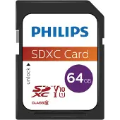 Philips SDXC kaart | | 64 GB (Class 10)