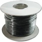Assmann Flat Telephone Cable Installation - câble en vrac - 10 m - noir