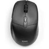 Port Designs Port Connect - Draadloze Muis - Oplaadbaar - 2400 DPI - Links en Rechtshandig - Zwart