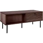 Ebuy24 Salontafel Kyoto | mdf bruin 50x45x100 cm salontafels | NADUVI