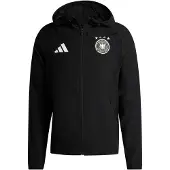 Adidas Sportjas 'Germany Tiro Travel Full Zip' zwart