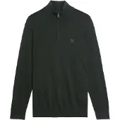 Lyle & Scott Trui 'Tonal Eagle' zwart