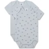 Sanetta Romper Korte Mouw Dubbelpak Blauw | Maat: 68