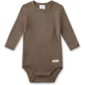 Sanetta - Kid's Wool Body L/S - Merino-ondergoed 92/98, bruin