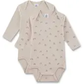 Sanetta Body Dubbelpak Beige | Maat: 68