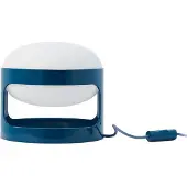 Kartell LED-tafellamp K28, blauw, Woon-/ Eetkamer, Kunststof, Design, LED tafellamp