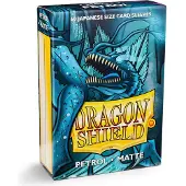 Dragon Shield Card Sleeves: Japanese Matte Petrol (59x86mm) - 60 stuks