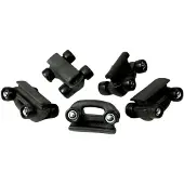 Rutgerson Marine Intermediate Bearing Rail Skate 19 Mm Zilver