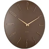 Karlsson Esmerado Wandklok | Ø60cm | Mocha bruin