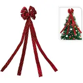 Nampook Piek strik 130x33 cm rood ruit