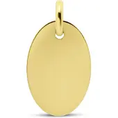 New Bling 9NBG-0601 14KY Hanger ovaal 15x10x0.5mm