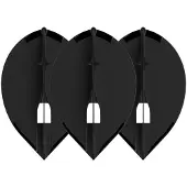L-Style Champagne L2 Teardrop Black - Dart Flights