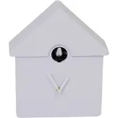 Housevitamin Wandklok - Cuckoo-klok - Lilla (lichtpaars) - 24x27x9 cm