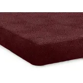 Eleganzzz Hoeslaken Teddy Pluche 35cm Hoekhoogte - bordeaux 180x210/220cm
