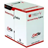 Techly ITP8-RIS-0305LO Cat5e FTP U/FTP Twisted Pair Kabel 305m CCA Zwart Buiten