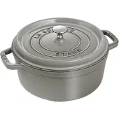 Staub Gietijzeren Braadpan Rond Grafietgrijs 30 cm/8,4 l