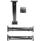 Brodit Pedestal Mount 8 L:200mm Mounting plate:50x50mm Black"