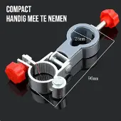 Allernieuwste.nl Visstoel Paraplu Beugel Clip Klem Visparaplu Parasolhouder tot 26mm Aluminium %%